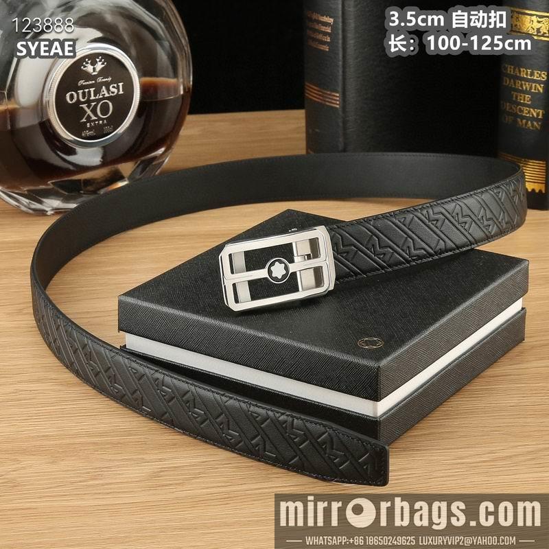 Montlanc belt 35mmX100-125cm 8L42