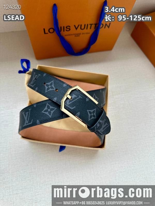 LV belt 34mmX95-125cm 8L23