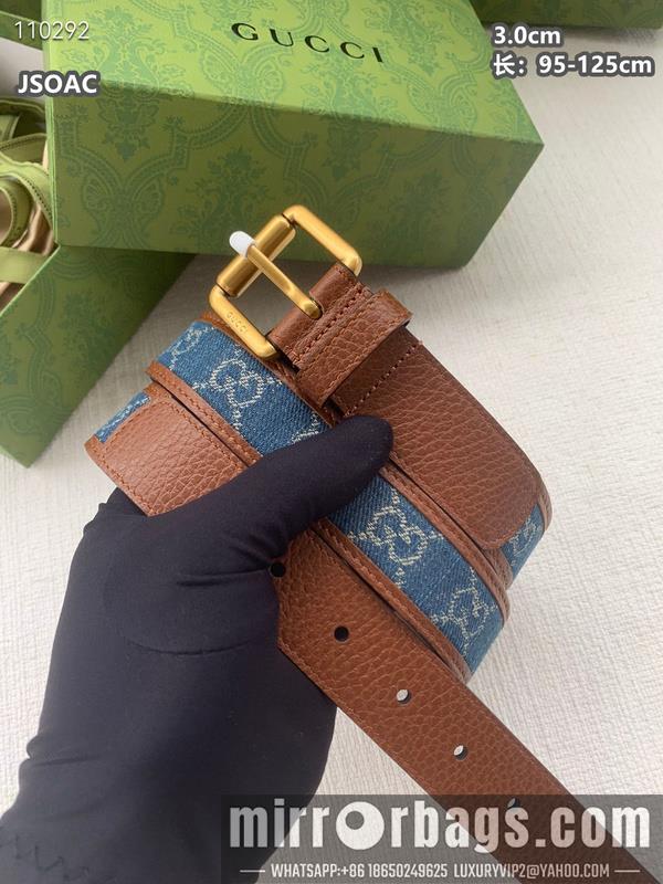 Gucci belt 30mmX95-125cm 8L15