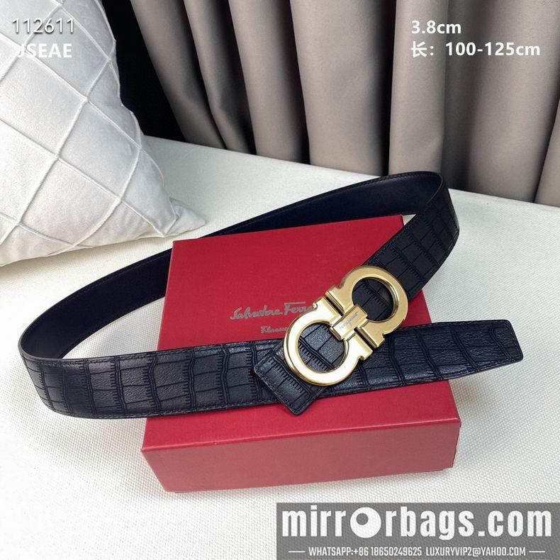 Ferragamo Belt 38mmX100-125cm 8L12