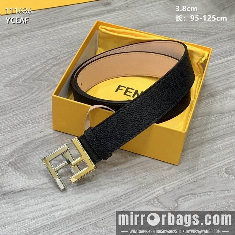 Fendi Belt 38mmX95-125cm 8L01