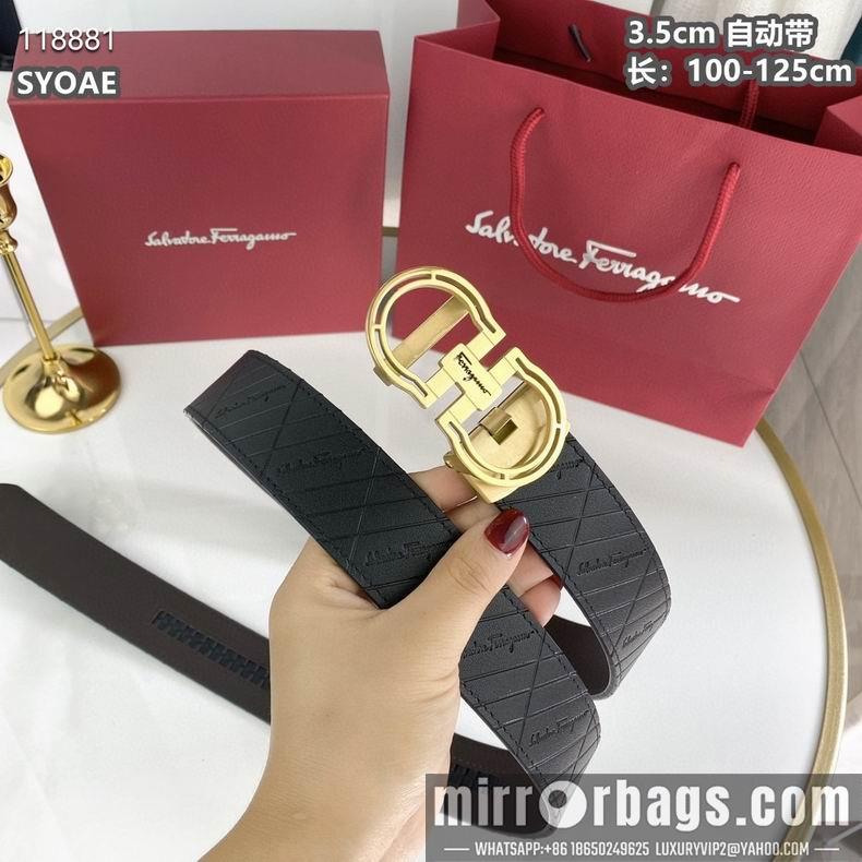 Ferragamo belt自动带 35mmX100-125cm 8L10