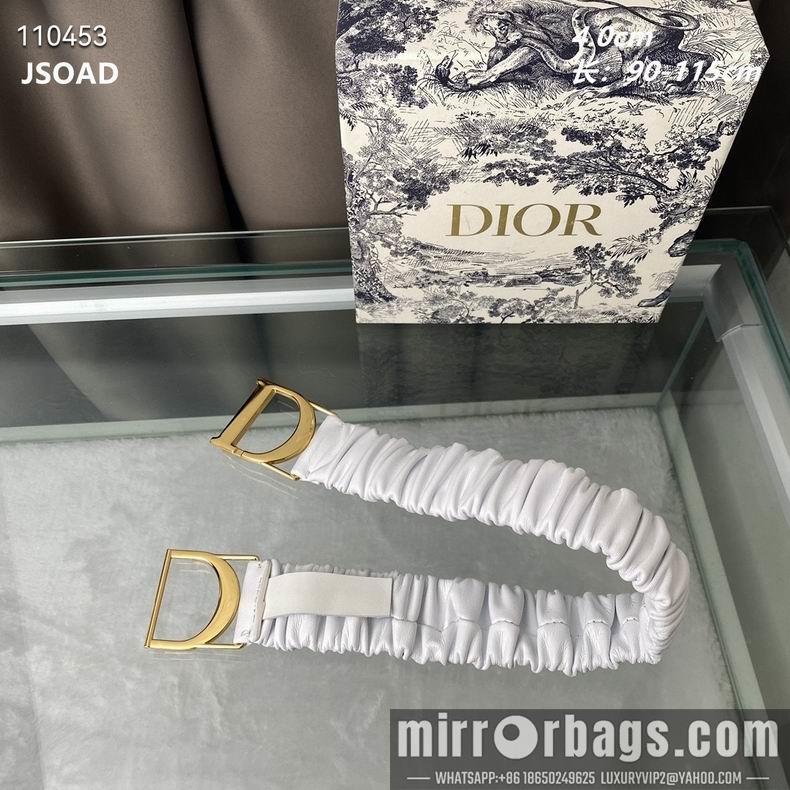 Dior Belt 40mmX90-115cm 8L02