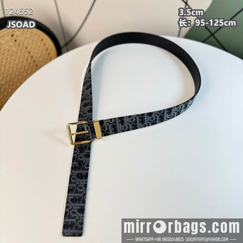 Dior belt 35mmX95-125cm 8L28