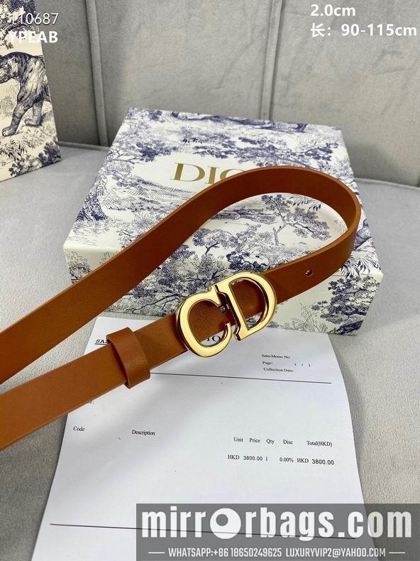 Dior Belt 20mmX90-115cm 8L04