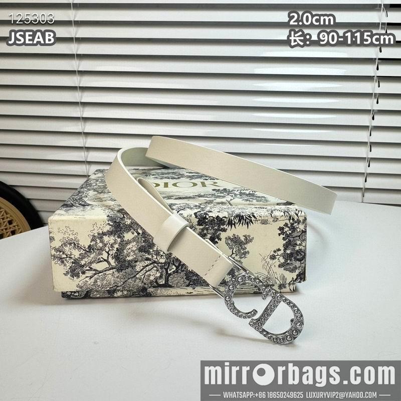Dior belt 20mmX90-115cm 8L18