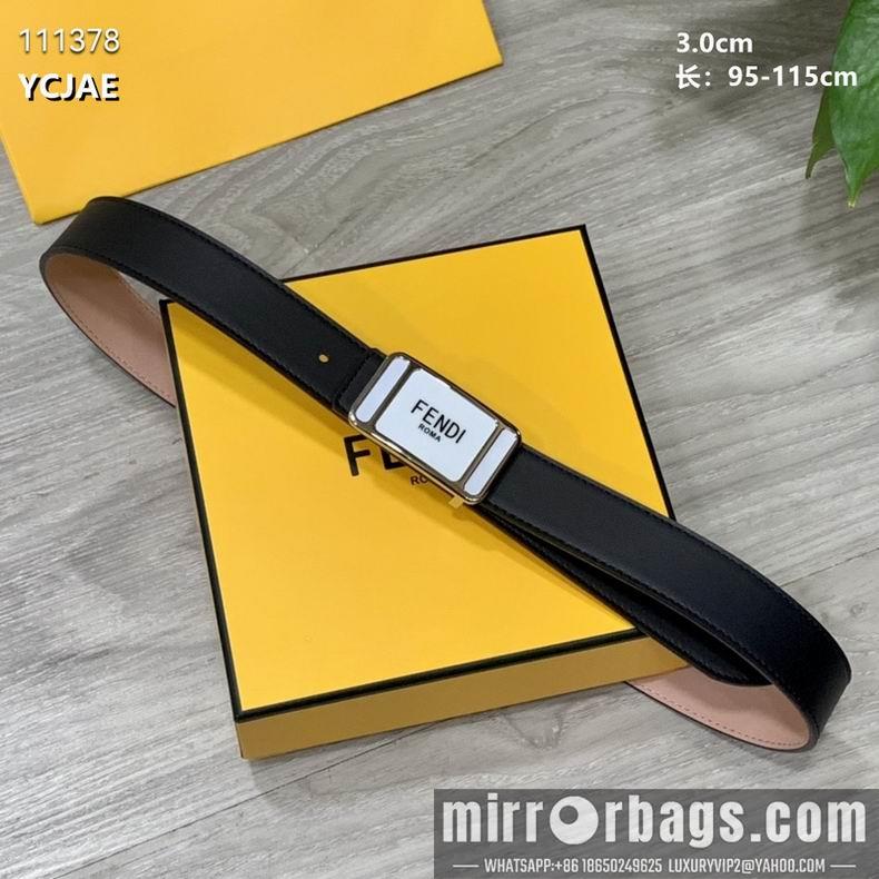 Fendi Belt 30mmX95-115cm 8L05