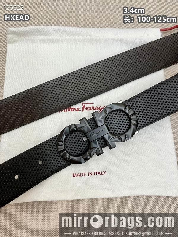 Ferragamo belt 34mmX100-125cm 8L01