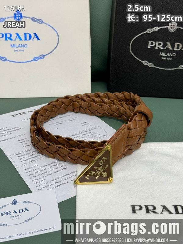 Prada belt 25mmX95-125cm 8L01
