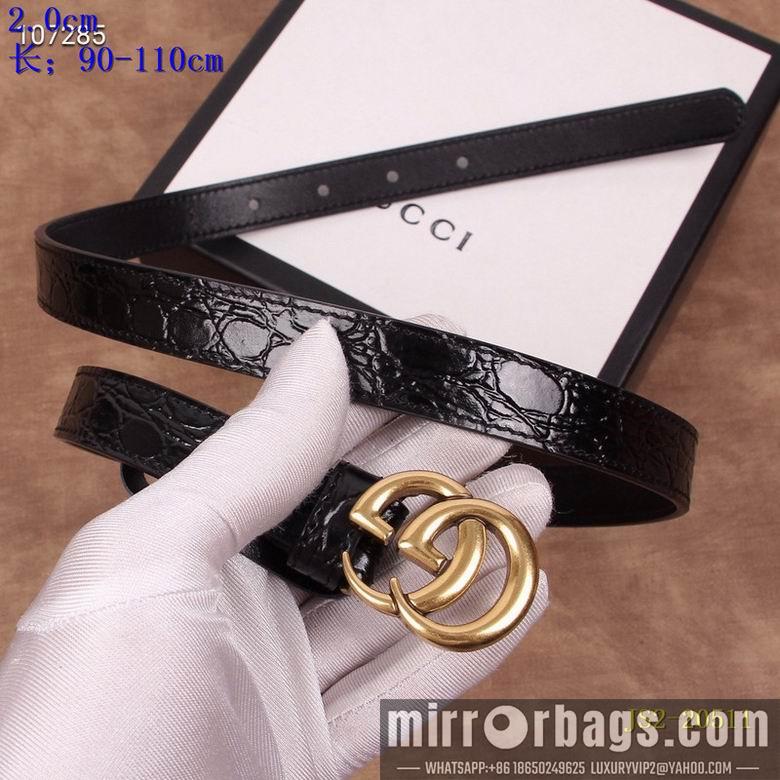 Gucci belt 20mm 90-110cm 8L03