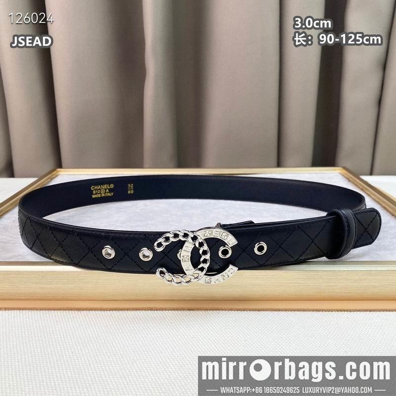 Chanel belt 30mmX90-125cm 8L14