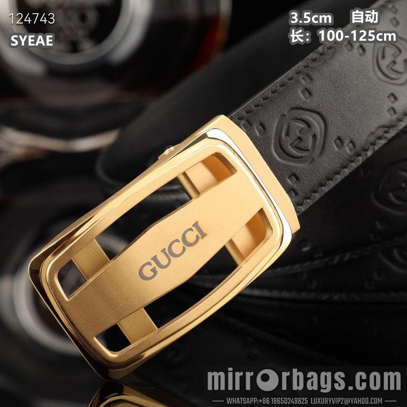 Gucci belt 35mmX100-125cm 8L30