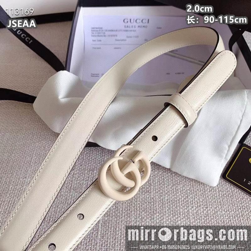 Gucci belt 20mmX90-115cm 8L16