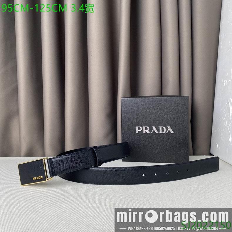Prada Belt 34mmX95-125cm 7D05
