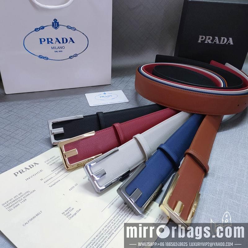 Prada Belt 38mmX80-125cm lb071801
