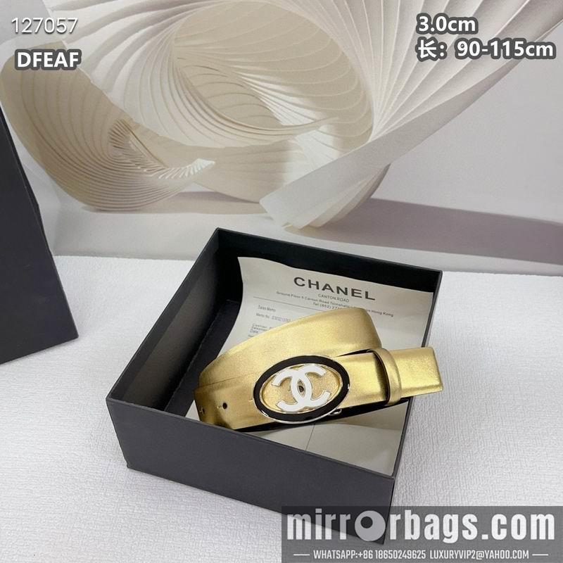 Chanel belt 30mmX90-115cm 8L34