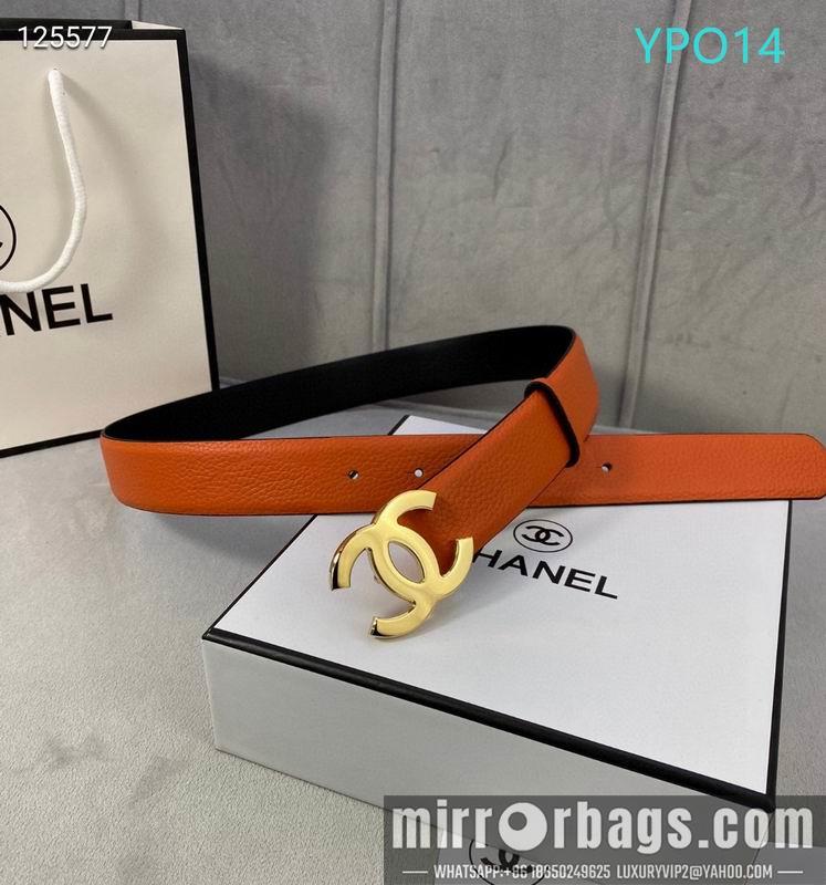 Chanel belt 30mmX95-125cm XH02