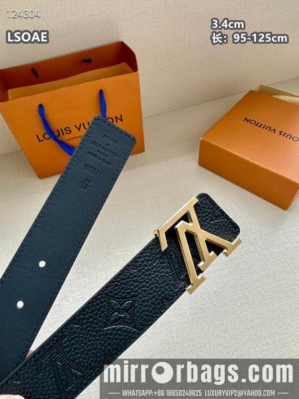 LV belt 34mmX95-125cm 8L22