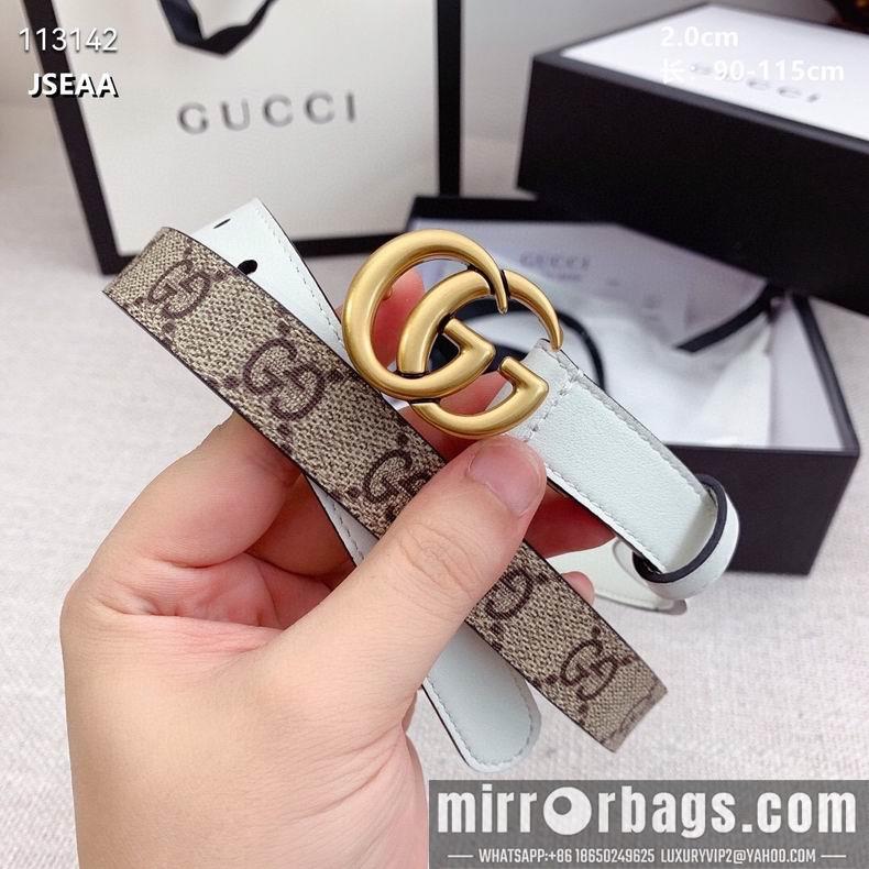 Gucci belt 20mmX90-115cm 8L07