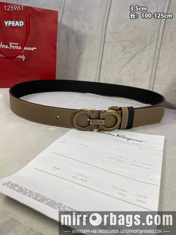 Ferragamo belt 35mmX100-125cm 8L22