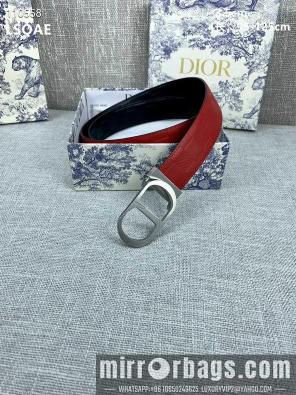 Dior Belt 35mm 95-125cm 8L08