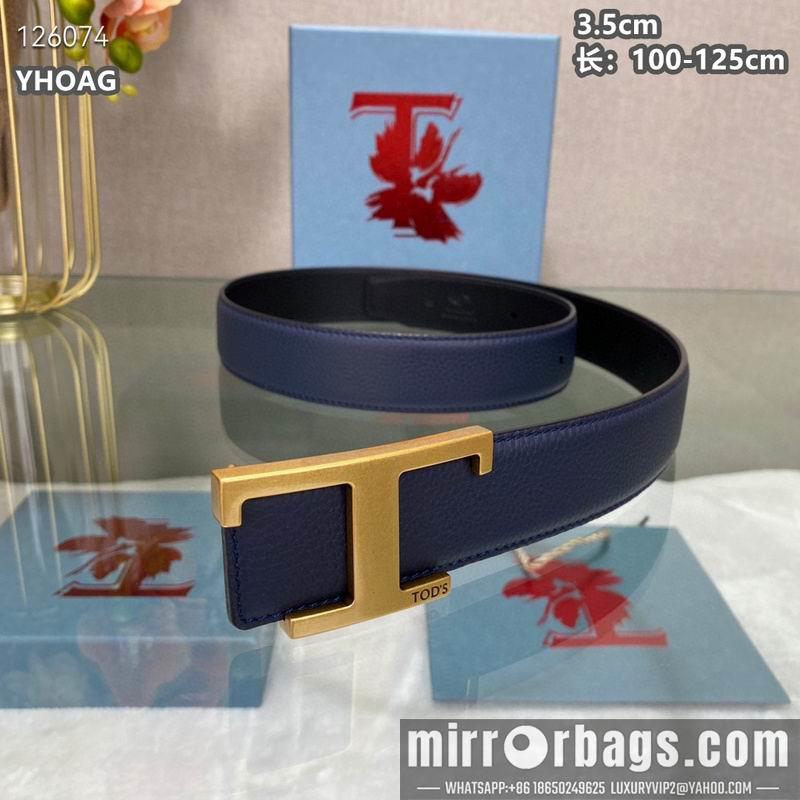 Tod's belt 35mmX100-125cm 8L07