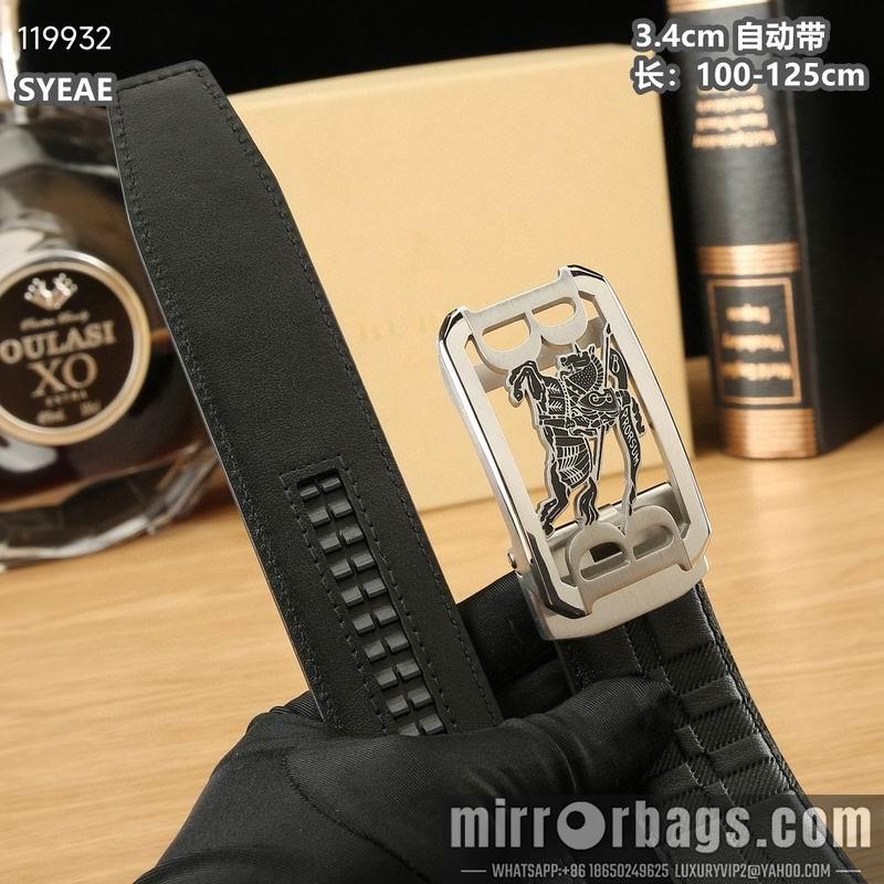 Burberry belt 34mmX100-125cm 8L06