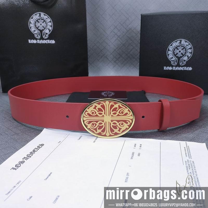 Chrome Hearts belt 38mmX80-125cm lb082002