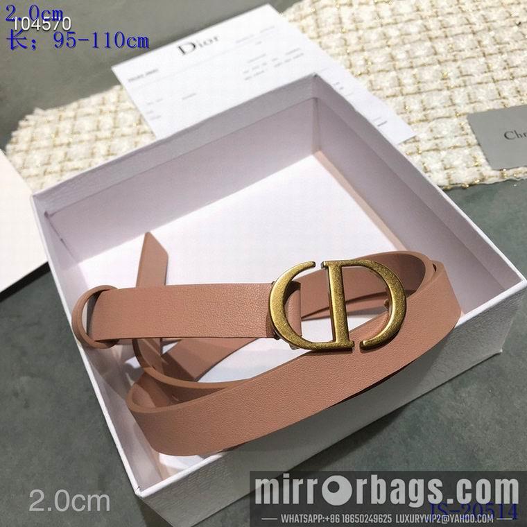 Dior Belt 20mmX95-110cm 8L11