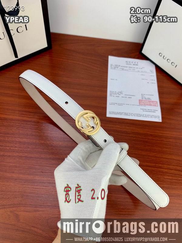 Gucci belt 20mmX90-115cm 8L24
