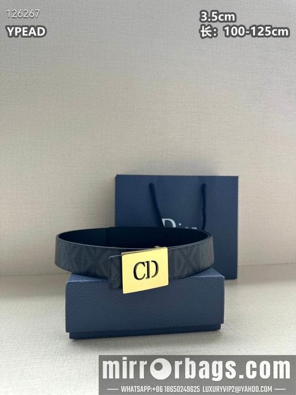 Dior belt 35mmX100-125cm 8L27