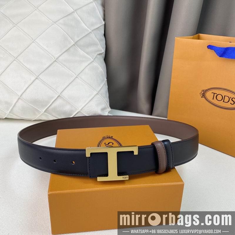 Tod's belt 34mmX95-125cm 7D01
