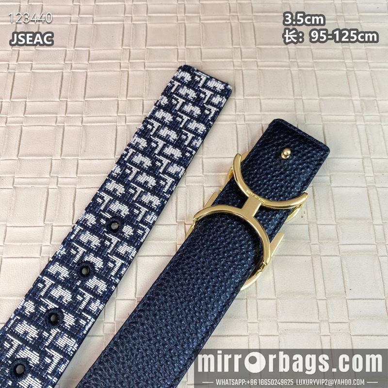 Dior belt 35mmX95-125cm 8L24