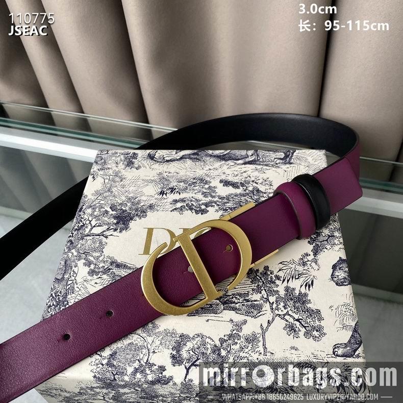 Dior Belt 30mmX95-115cm 8L08