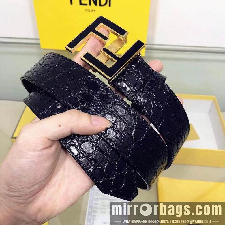 Fendi Belt 38mmX95-125cm 7D52