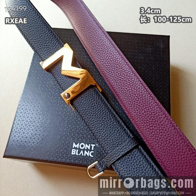 Montlanc belt 34mmX100-125cm 8L13