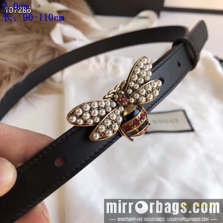 Gucci belt 20mm 90-110cm 8L02