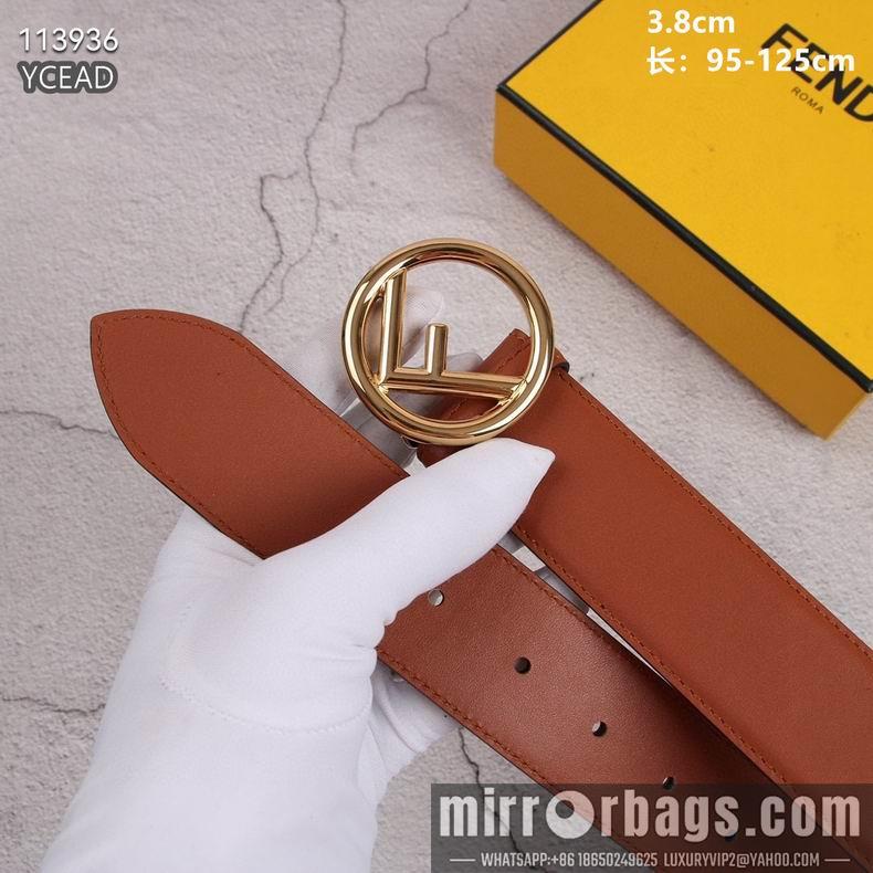 Fendi Belt 38mmX95-125cm 8L02