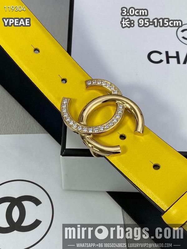 Chanel belt 30mmX95-115cm 8L040803