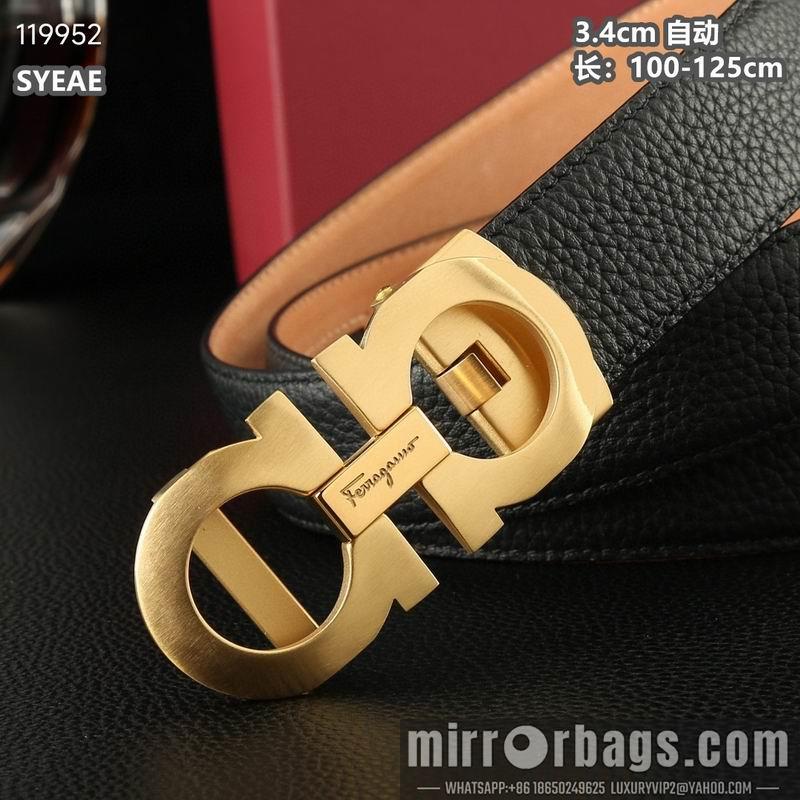 Ferragamo belt 34mmX100-125cm 8L06