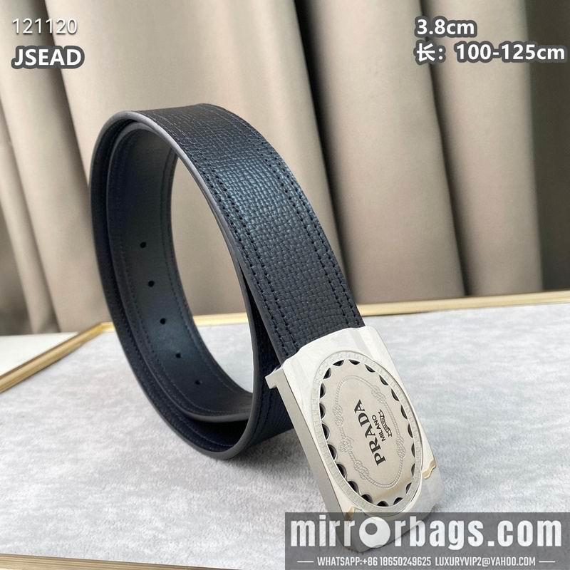 Prada belt 38mmX100-125cm 8L08