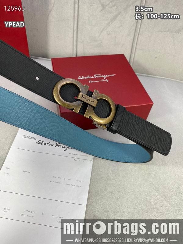 Ferragamo belt 35mmX100-125cm 8L22