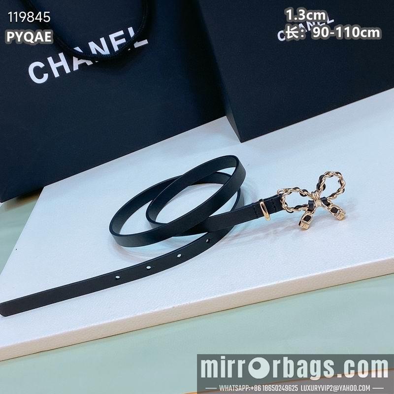 Chanel belt 13mmX90-110cm 8L040801