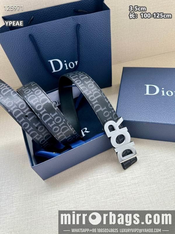 Dior belt 35mmX100-125cm 8L29