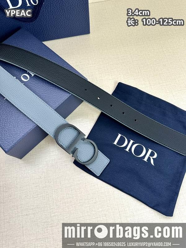 Dior belt 34mmX100-125cm 8L07