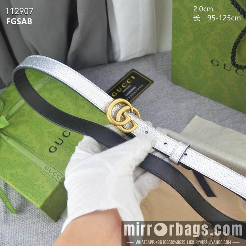 Gucci belt 20mmX95-125cm 8L02
