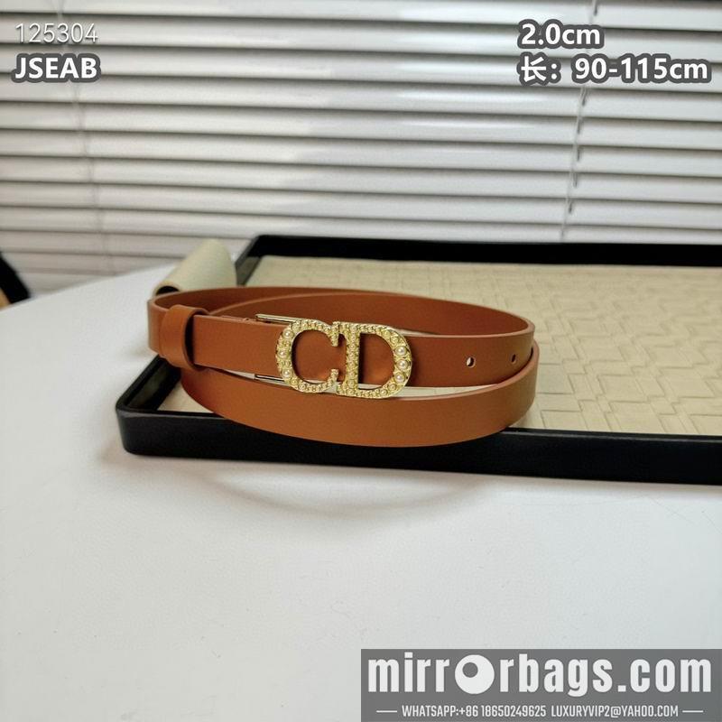 Dior belt 20mmX90-115cm 8L18