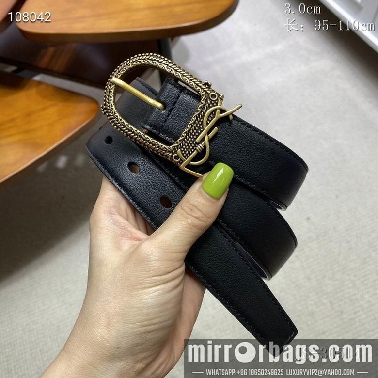 YSL Belt 30mmX95-110cm 8L07