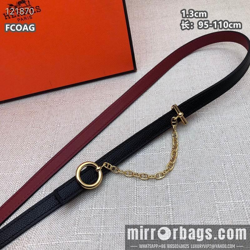 Hermes belt 13mmX95-110cm 8L10