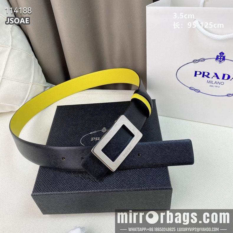 Prada belt 35mmX95-125CM 8L21